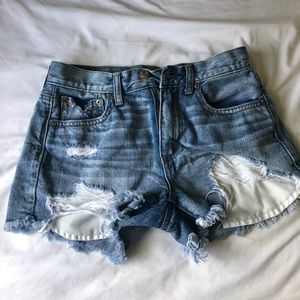 American Eagle Vintage High Rise Denim Shorts